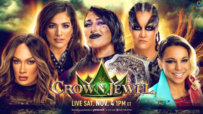 WWE: Tutte vogliono il titolo di Rhea Ripley. A Crown Jewel Fatal-5-Way match