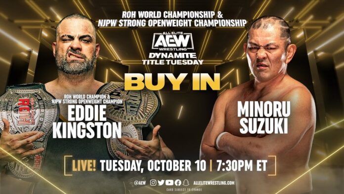 VIDEO: Il Buy In di AEW Dynamite di questa notte con il match titolato tra Eddie Kingston e Minoru Suzuki