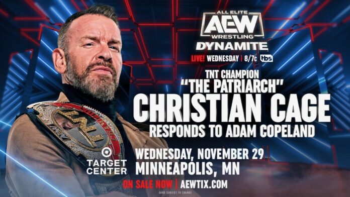 AEW: Domani a Dynamite Christian risponderà alla sfida lanciata da Adam Copeland