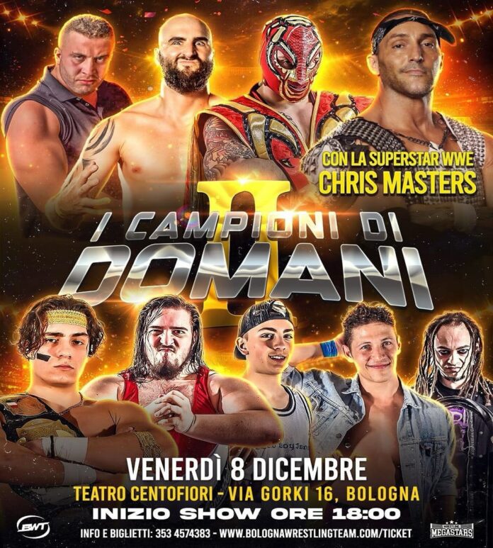 Wrestling Megastars: Info & Match annunciati “I Campioni di Domani II” (Chris Masters torna in Italia)