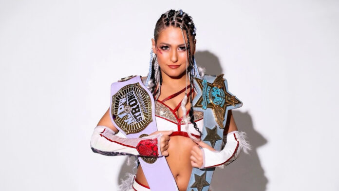 FOTO: Giulia, la corteggiatissima stella italo-giapponese, fotografata al WWE World