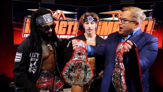 FOTO: Svelate le nuove cinture tag team della TNA