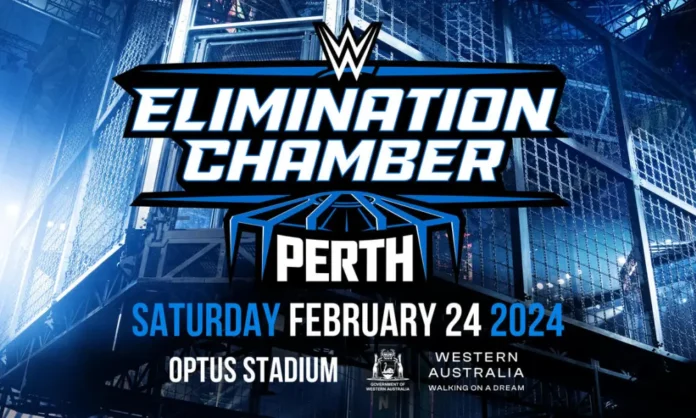 FOTO: Poster ufficiale ed orario di Elimination Chamber, sabato mattina a tema wrestling per i fan italiani WWE