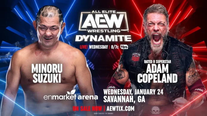 AEW: Adam “Edge” Copeland vs Minoru Suzuki sarà senza pubblicità, l’annuncio di Tony Khan
