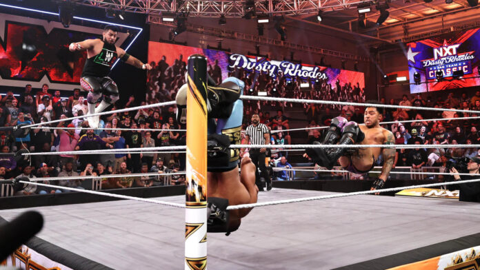 WWE: Carmelo Hayes e Trick Williams volano in finale nel Dusty Rhodes Classic