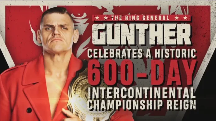 WWE: Celebrazione a Raw per i 600 giorni da campione di GUNTHER, chi sarà il suo prossimo avversario?