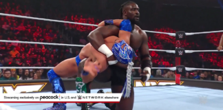 WWE: Oba Femi piega Dragon Lee, spettacolo a Vengeance Day per il North American Title