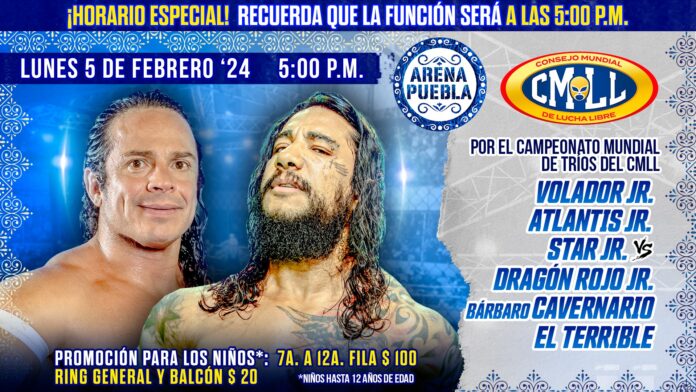 RISULTATI: CMLL Lunes Arena Puebla 05.02.2024