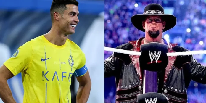 VIDEO: Undertaker in Arabia Saudita presenta la Riyad Season Cup, CR7 se la ride!