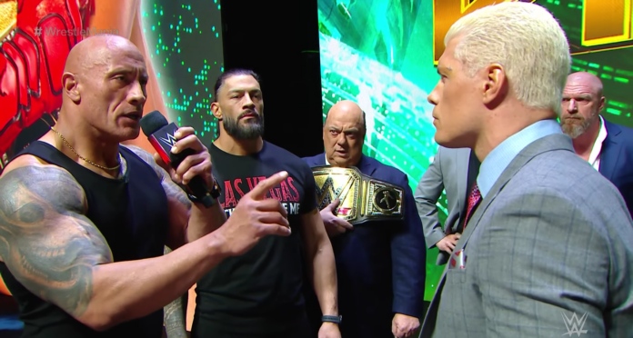 WWE: Cody Rhodes sceglie Roman Reigns, è successo davvero! Caos alla Wrestlemania Kickoff Conference