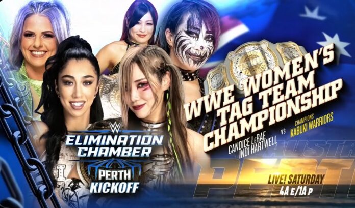 WWE: Aggiunto match per i titoli di coppia fmminili al Kickoff di Elimination Chamber