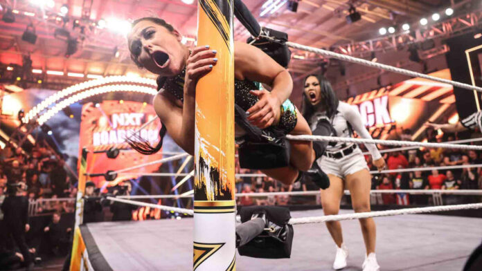 WWE: La furia di Roxanne Perez si abbatte su Lyra Valkyria, campionessa via in ambulanza