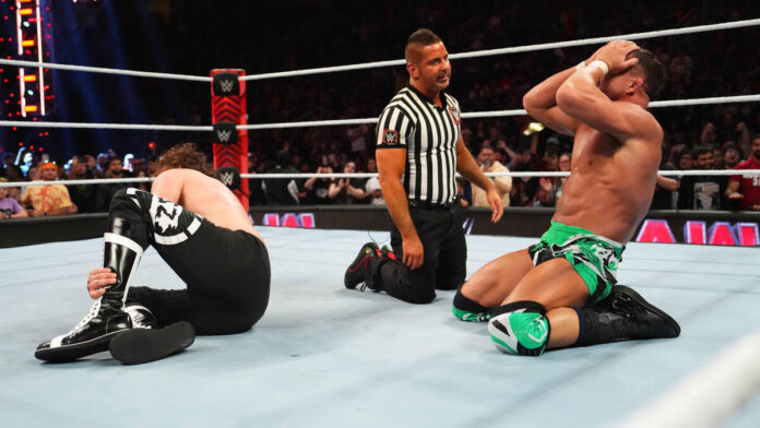 WWE: Una vittoria non così netta, sembra che le spalle di Chad Gable non fossero al tappeto durante il pin