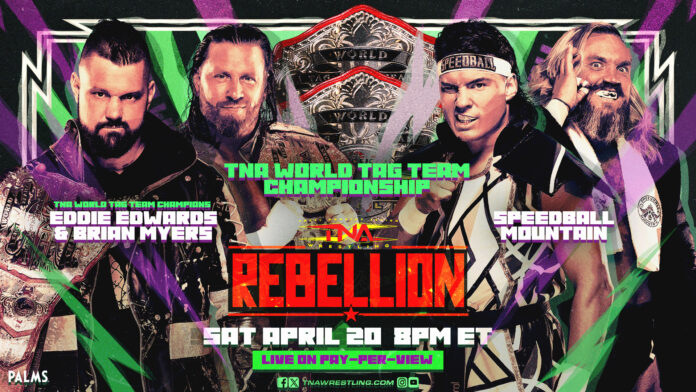 TNA: Il System difenderà i titoli di coppia a Rebellion contro gli Speedball Mountain