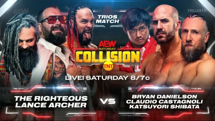 AEW: Collision multiman, annunciato Trios Match con protagonisti Danielson, Shibata e Castagnoli. La card