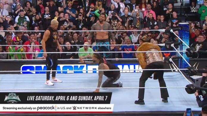 WWE: L’ultima parola è di Cody Rhodes, Seth Rollins e Jey Uso. Jimmy frustato ed accerchiato, oggi è il grande giorno!