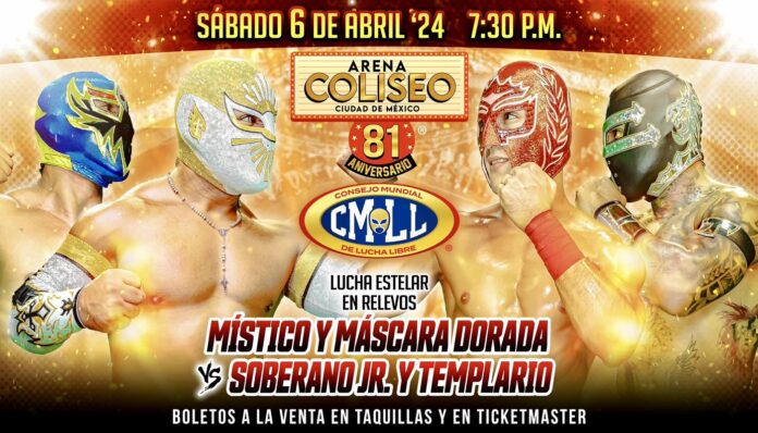 RISULTATI: CMLL 81. Aniversario Arena Coliseo 06.04.2024