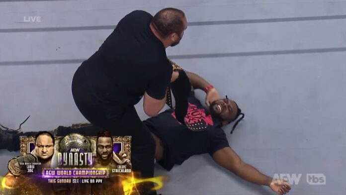 AEW: L’ultimo scontro tra Swerve Strickland e Samoa Joe prima di Dynasty è “vinto” dal campione