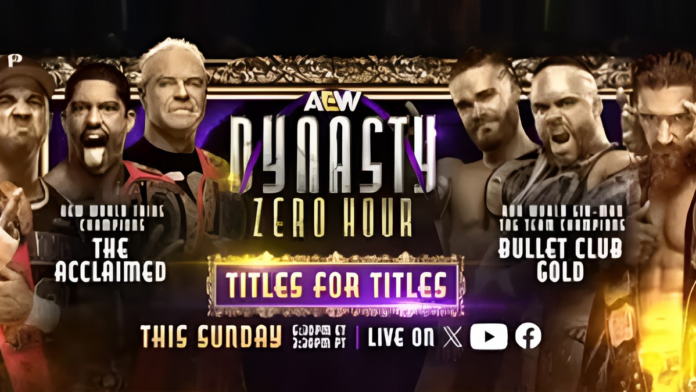 AEW: The Acclaimed e Bullet Club Gold metteranno in palio le loro cinture a AEW Dynasty