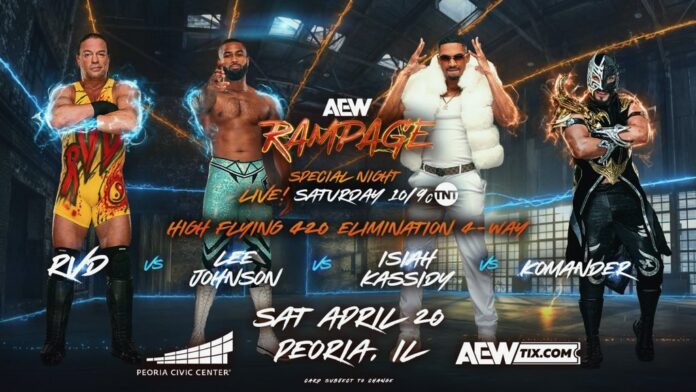 AEW: RVD protagonista del 4/20 Day, domani notte a Rampage Live combatterà in un 4-Way ad eliminazione