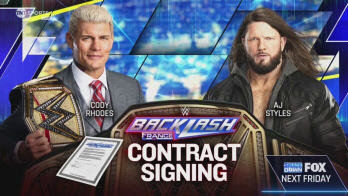 WWE: Nel prossimo SmackDown contract signing tra Cody Rhodes e AJ Styles
