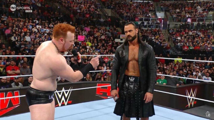 WWE: Sheamus non sarebbe rimasto offeso dalle allusioni al suo aspetto fisico fatte da Drew McIntyre a RAW