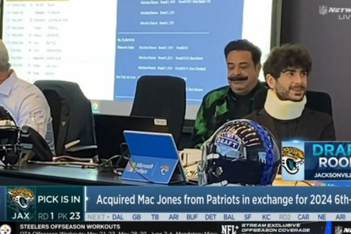 VIDEO: Tony Khan vende male l’infortunio al Draft NFL e viene preso in giro al Pat McAfee Show