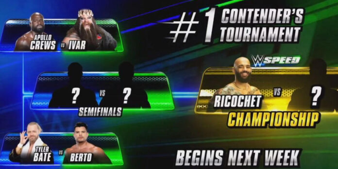 WWE: Ricochet primo Speed Champion, mercoledì inizia un nuovo torneo per decretare il primo #1 Contender