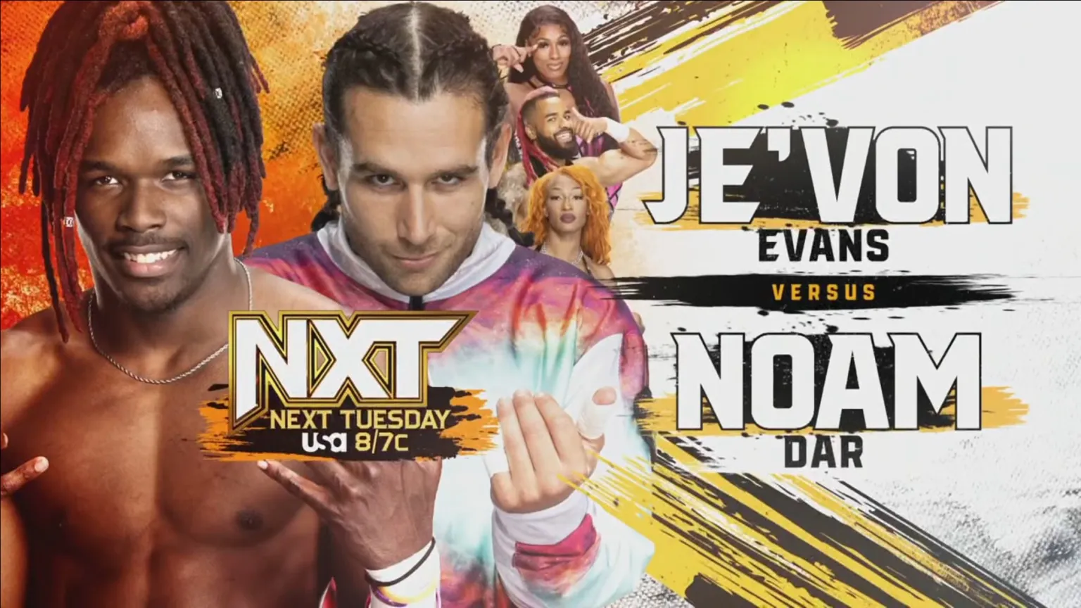 WWE: Je’Von Evans non ci sta e sfida Noam Dar. Ecco la card aggiornata del prossimo NXT