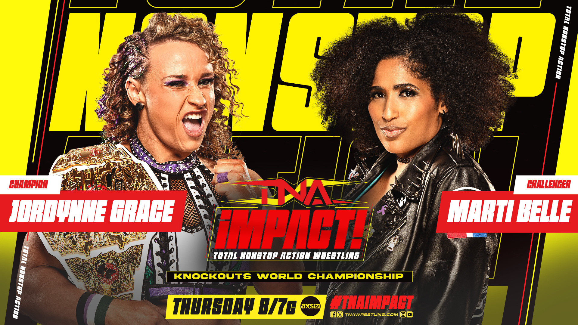 TNA: Jordynne Grace difenderà il Knockouts Title contro Marti Belle