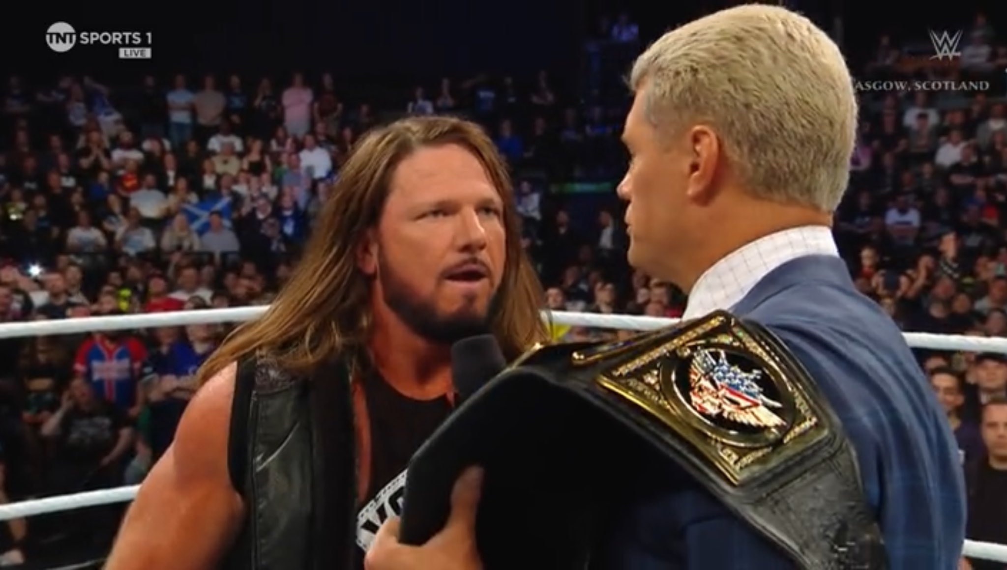 SMACKDOWN GLASGOW: Cody Rhodes accolto come un eroe ma l’ultima parola è di AJ Styles!