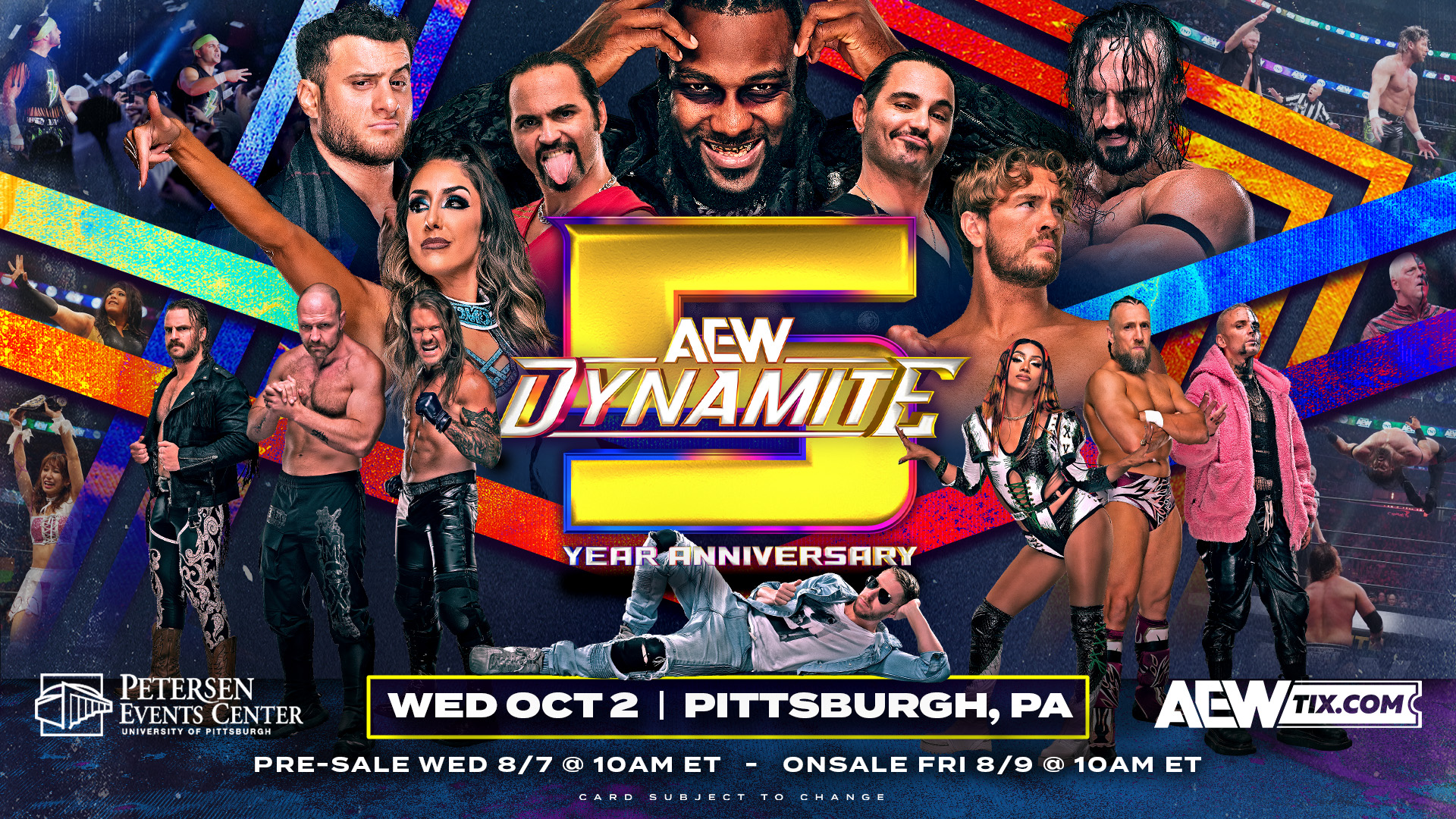 AEW: Doppio super Dynamite annunciato, il primo riguarda il quinto anniversario. I dettagli