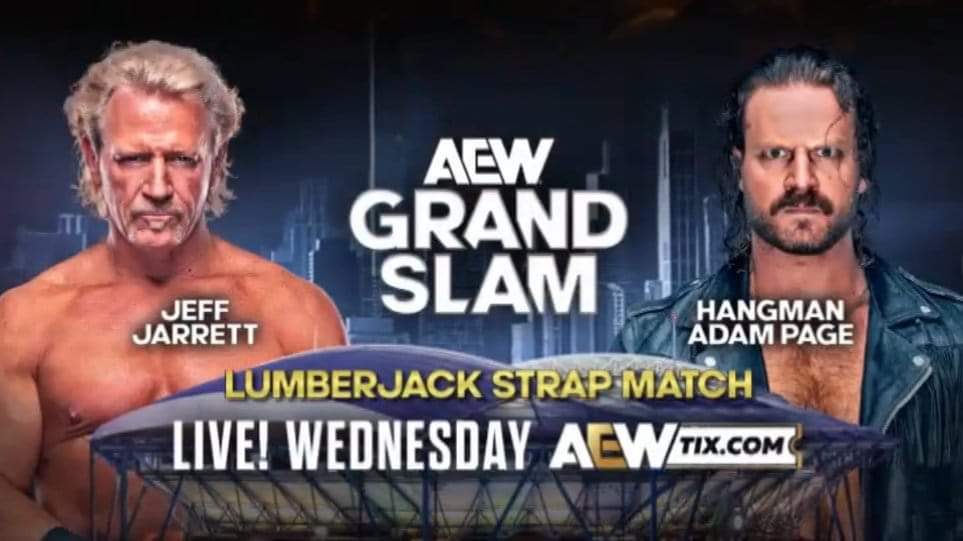 AEW: Jarrett vs Hangman sarà un Lumberjack Strap match, tanti annunci per Grand Slam e quinto anniversario