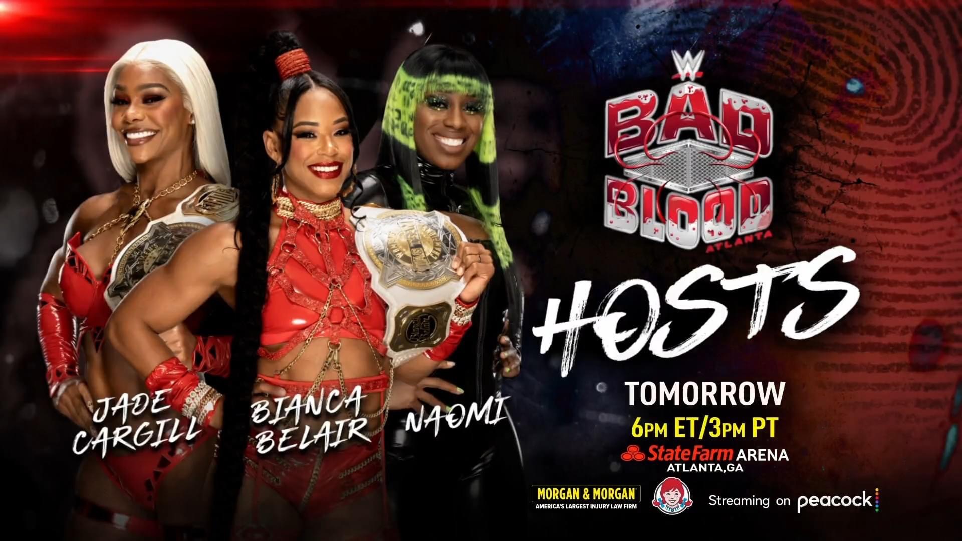 WWE: Naomi si unisce a Bianca Belair e Jade Cargill per condurre WWE Bad Blood