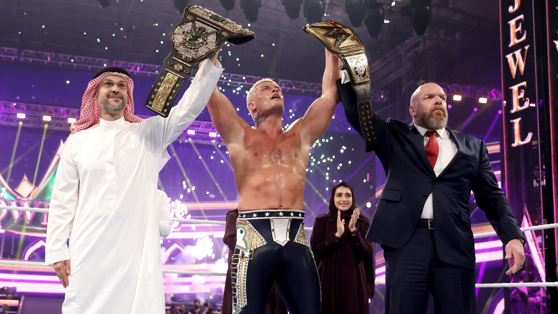 WWE: Boom di ascolti per Crown Jewel, è il PLE arabo più visto di sempre