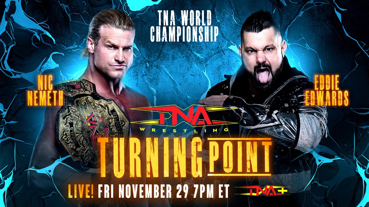 TNA: Nic Nemeth vs Eddie Edwards sarà il main event di Turning Point