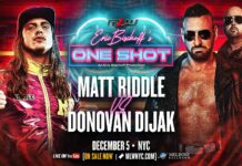 MLW: Ecco il primo match sanzionato da Eric Bischoff per One Shot