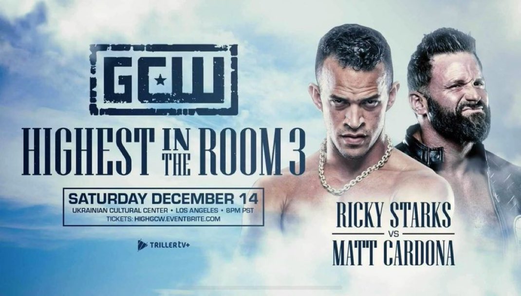 GCW: Annunciato l’incontro tra Ricky Starks e Matt Cardona