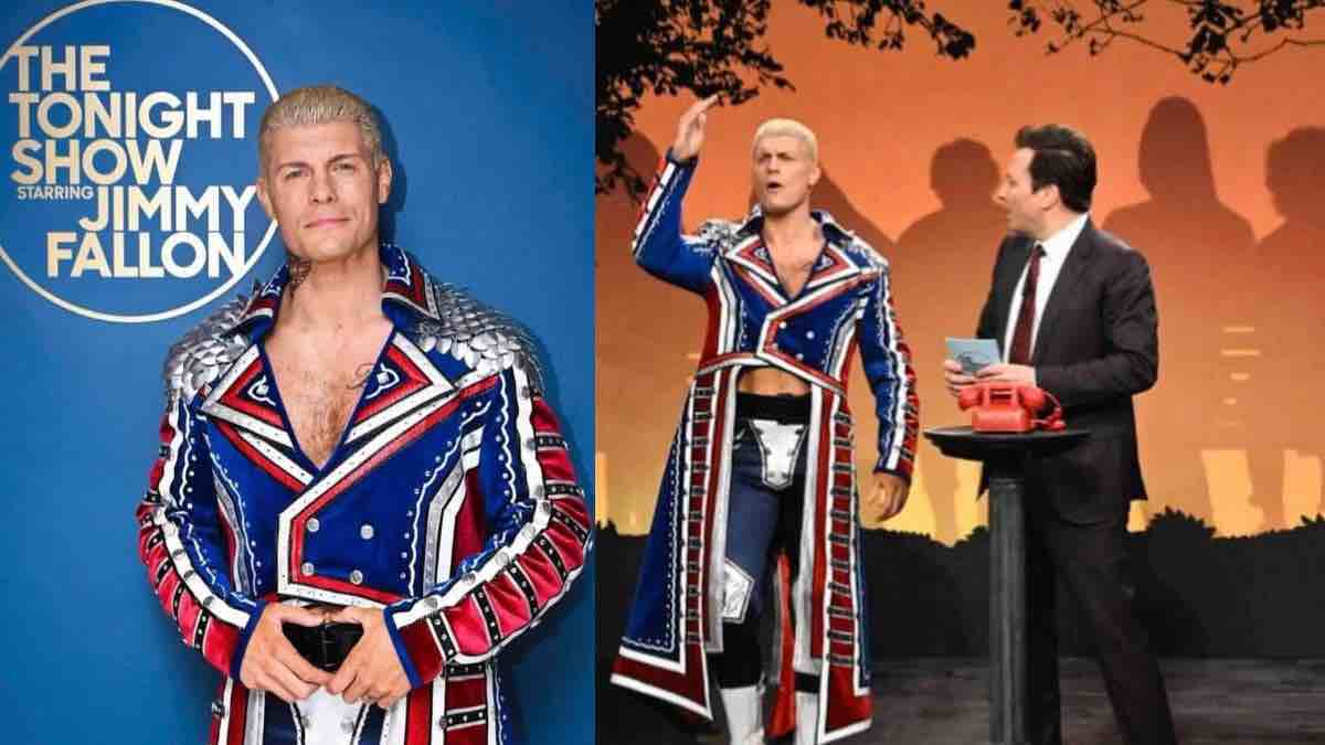 WWE: Cody Rhodes torna da Jimmy Fallon, presto ospite al ‘The Tonight Show’