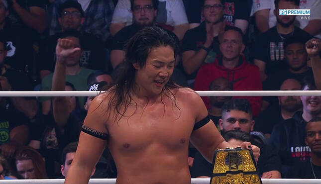 AEW: a Worlds End Takeshita ferma la rincorsa di Powerhouse Hobbs e rimane campione