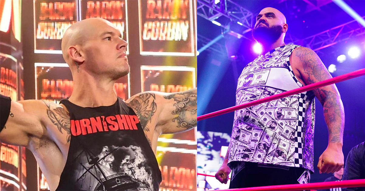 AEW: Baron Corbin e AJ Francis backstage a Worlds End