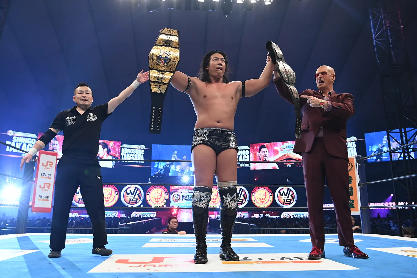 AEW/NJPW: Takeshita doppio campione, sconfitto Takagi a Wrestle Kingdom