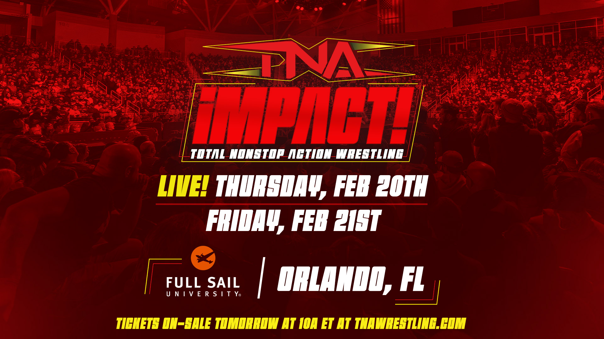 TNA: Annunciato il debutto alla Full Sail University