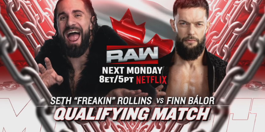 WWE: Seth Rollins e Finn Balor si giocheranno l’ultimo posto nell’Elimination Chamber