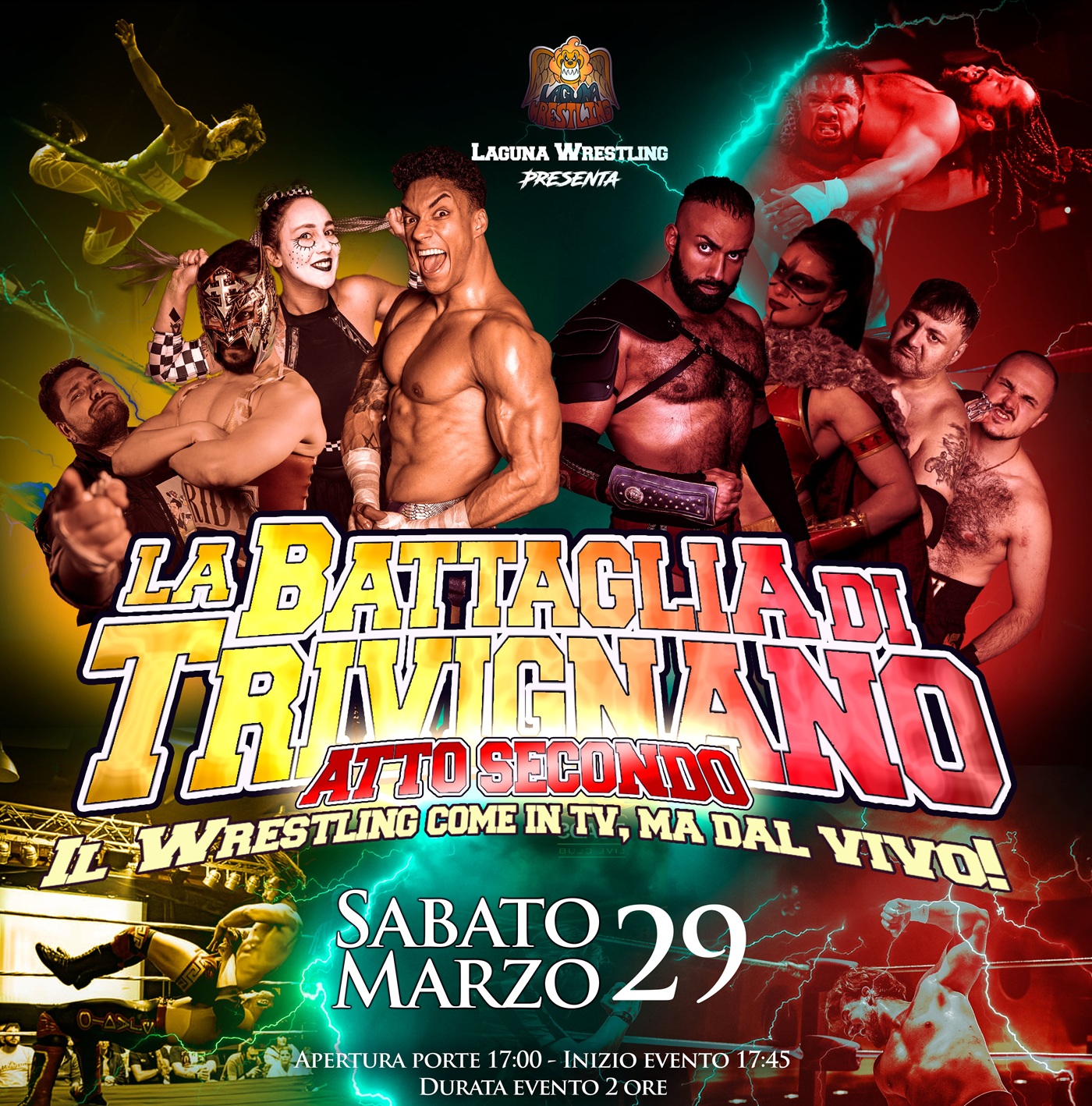 Laguna Wrestling: Nuovo Show in Veneto a Marzo