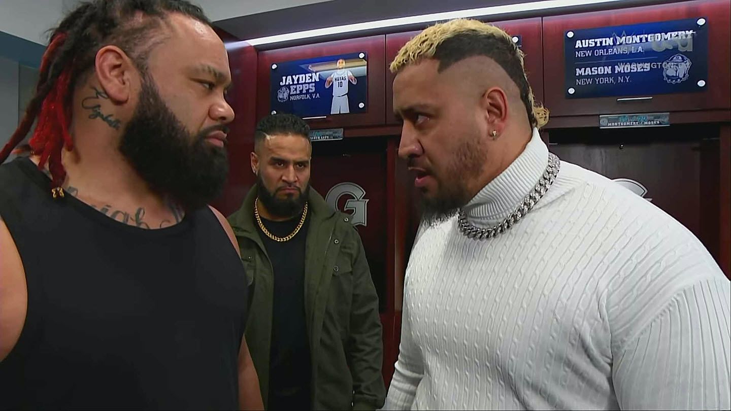 WWE: Le tensioni nella Bloodline raggiungono il limite, Solo Sikoa e Jacob Fatu si confrontano