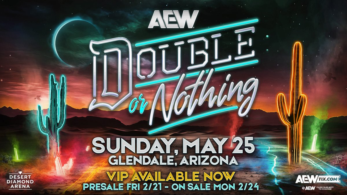 AEW: Addio Las Vegas, ufficiale la prossima location di Double or Nothing