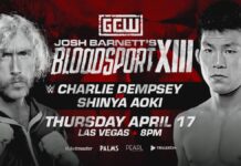 WWE/GCW: Charlie Dempsey sfida Shinya Aoki a Bloodsport