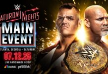 RISULTATI: WWE Saturday Night’s Main Event del 12.07.2025